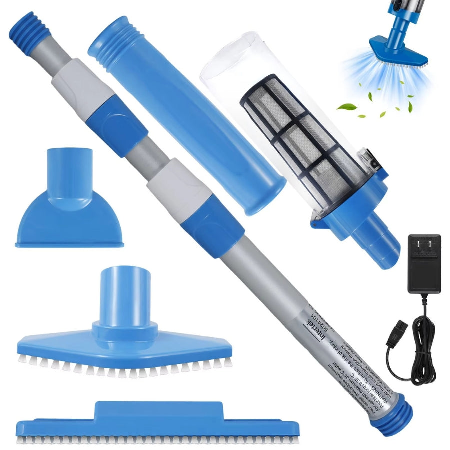 Cordless Rechargeable Pool Vacuum Cleaner – Handheld for Pools, Spas & Hot Tubs
