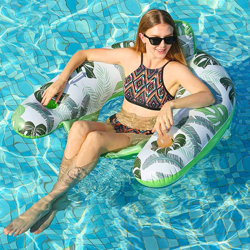 Inflatable Pool Chair Float – U-Shaped Water Lounge for Adults