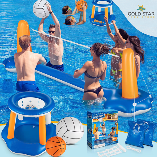 Adult Water Entertainment Inflatable Volleyball & Basketball