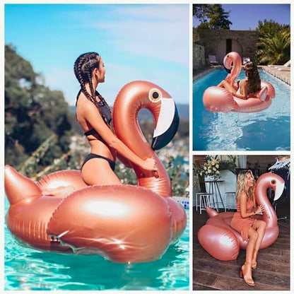 Flamingo Pool Float – Inflatable Summer Lounger for Pool & Beach