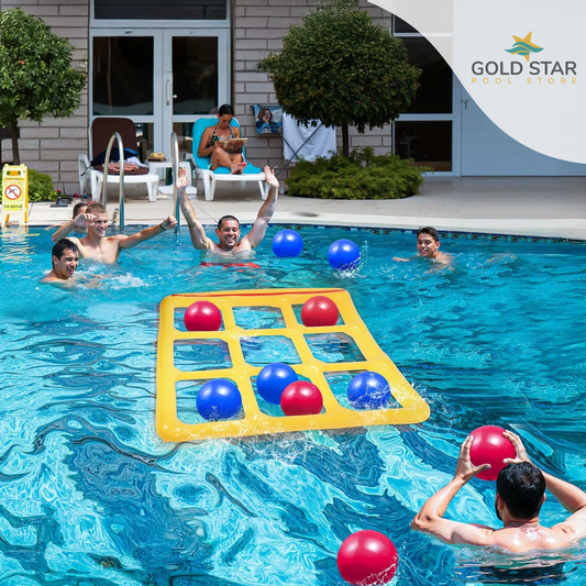 Pool Toys Games Set-Tic-Tac-Toe Inflatable Pool