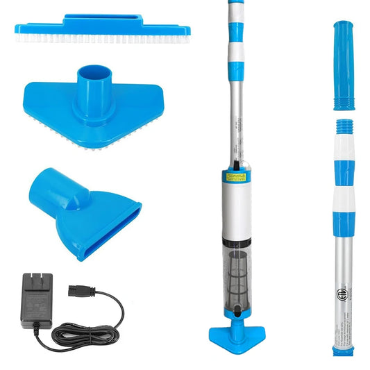 Cordless Rechargeable Pool Vacuum Cleaner – Handheld for Pools, Spas & Hot Tubs
