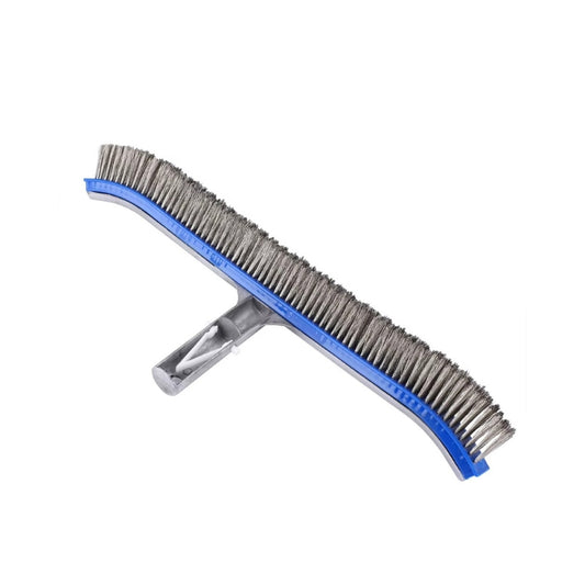Steel Pool Brush – Heavy-Duty Wall & Floor Cleaner